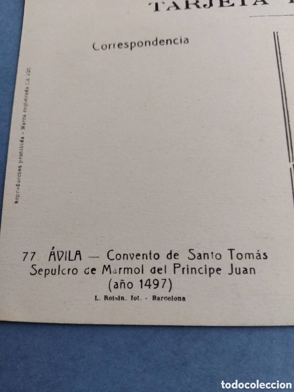 Postales: Postal &Aacute;vila. Convento Santo Tom&aacute;s - Foto 3