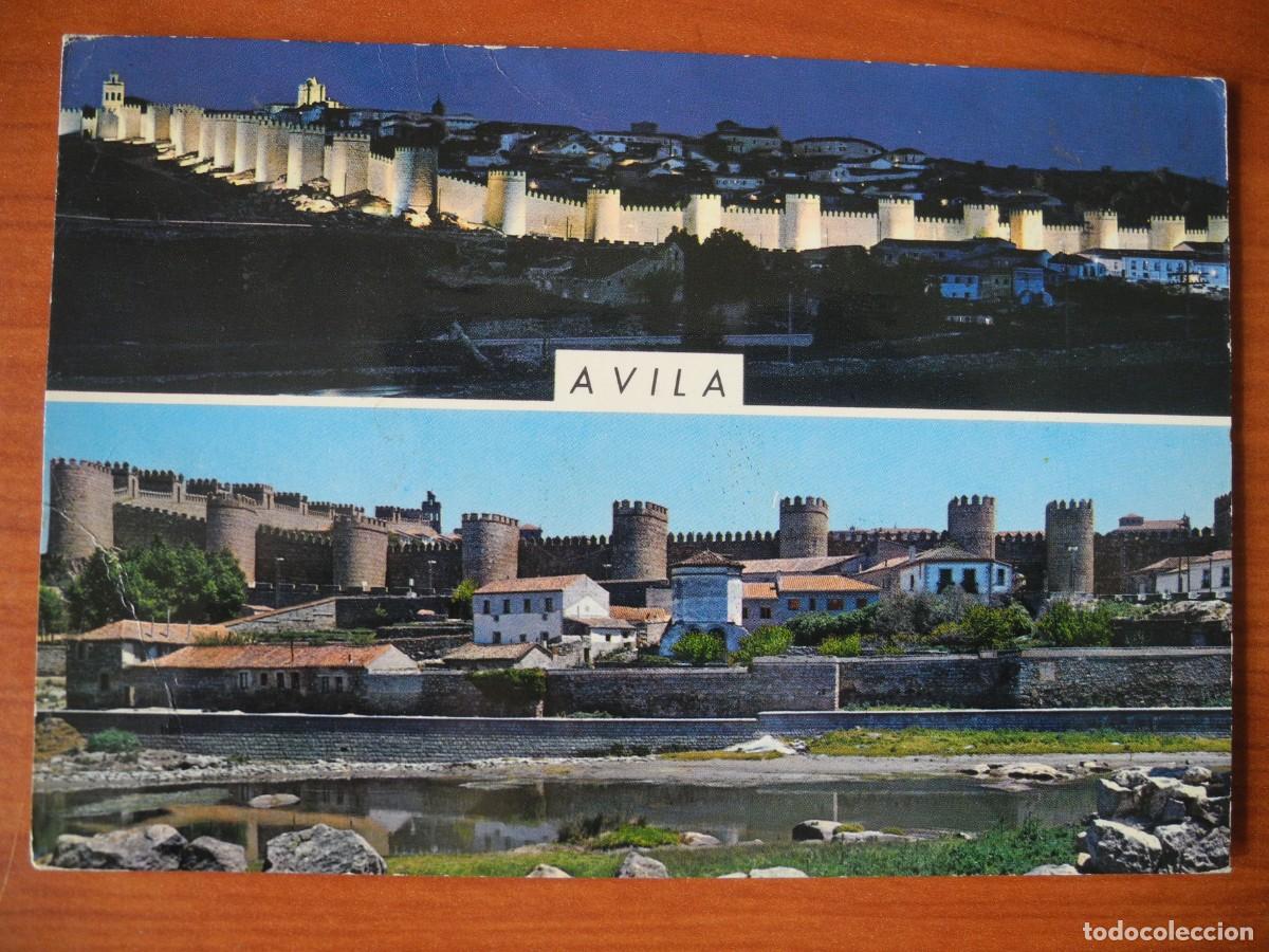 Postales: &Aacute;vila. Detalles de la ciudad. Ed. Garcia Garrabella n. 54 Circulada 1985