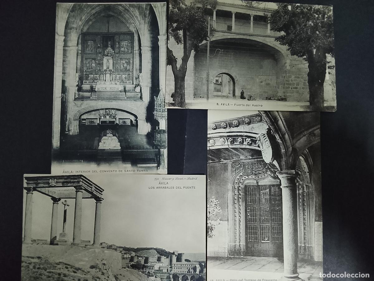 Postales: Lote de 4 postales de &Aacute;vila