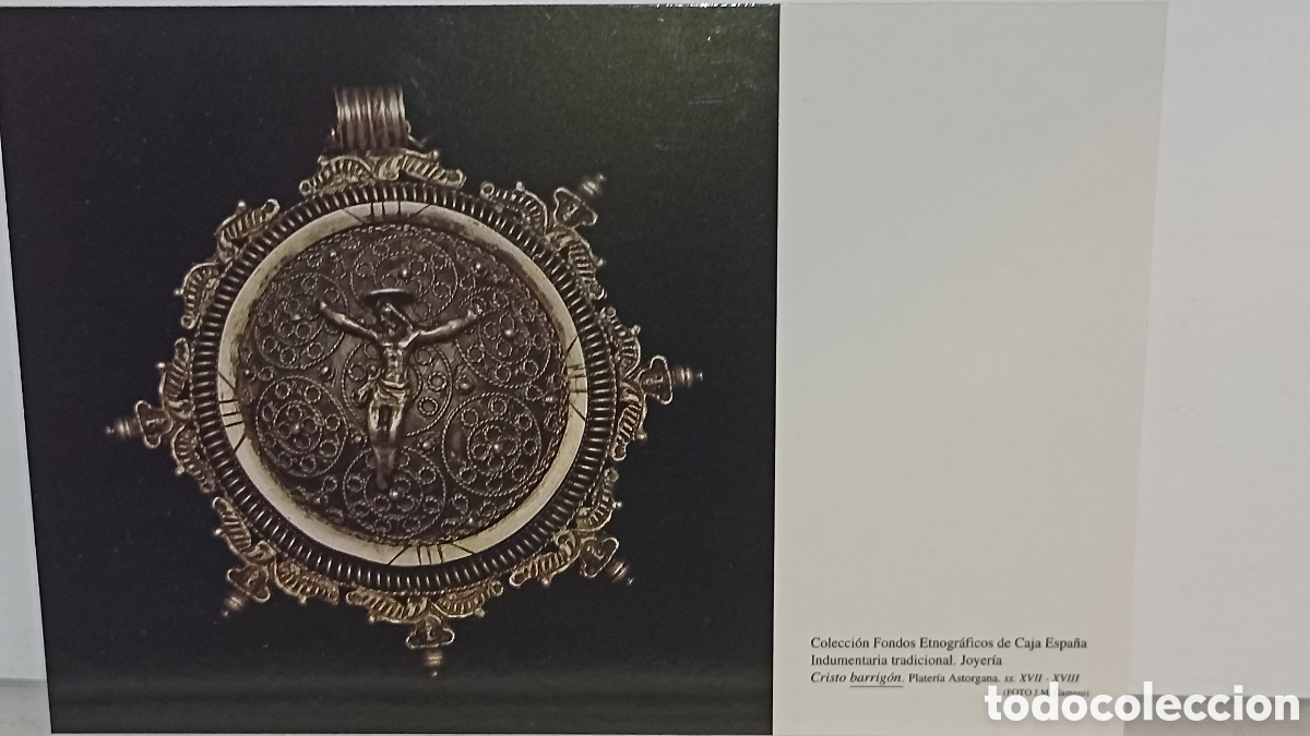 Postales: Mint colecci&oacute;n fondos etnogr&aacute;ficos de caja Espa&ntilde;a joyer&iacute;a Cristo barrig&oacute;n plater&iacute;a astorgana siglo1