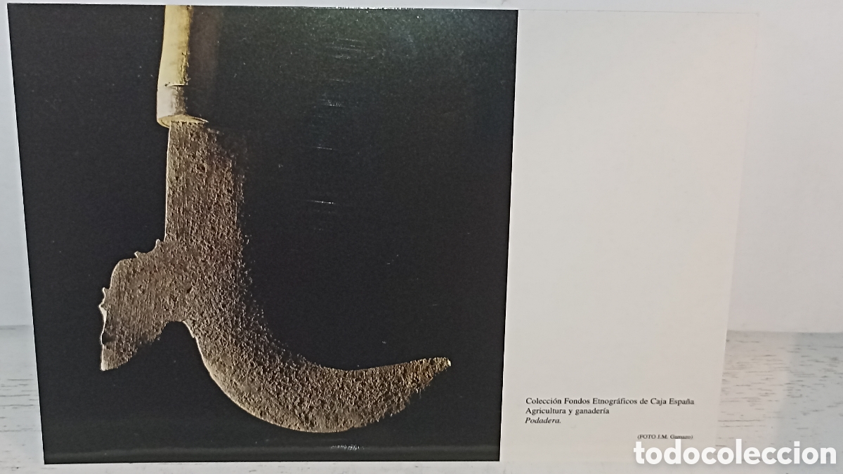 Postales: Mint collection fondos etnogr&aacute;ficos de caja Espa&ntilde;a podadera agricultura y ganader&iacute;a