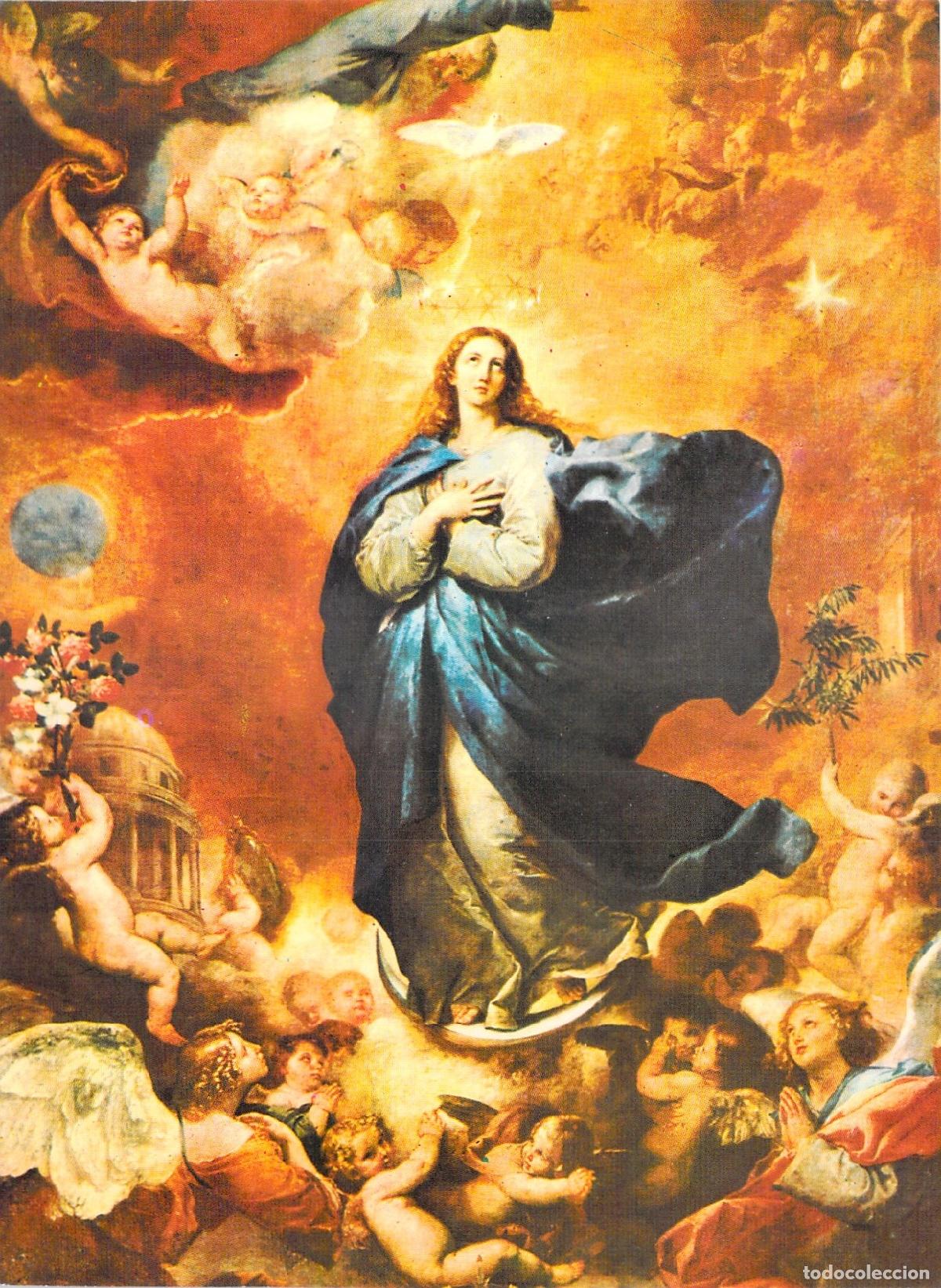 Postales: Postal de la Inmaculada Concepci&oacute;n obra de Ribera en Salamanca