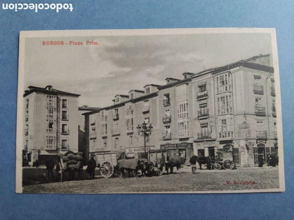 Postales: Postal Burgos. Plaza Prim.