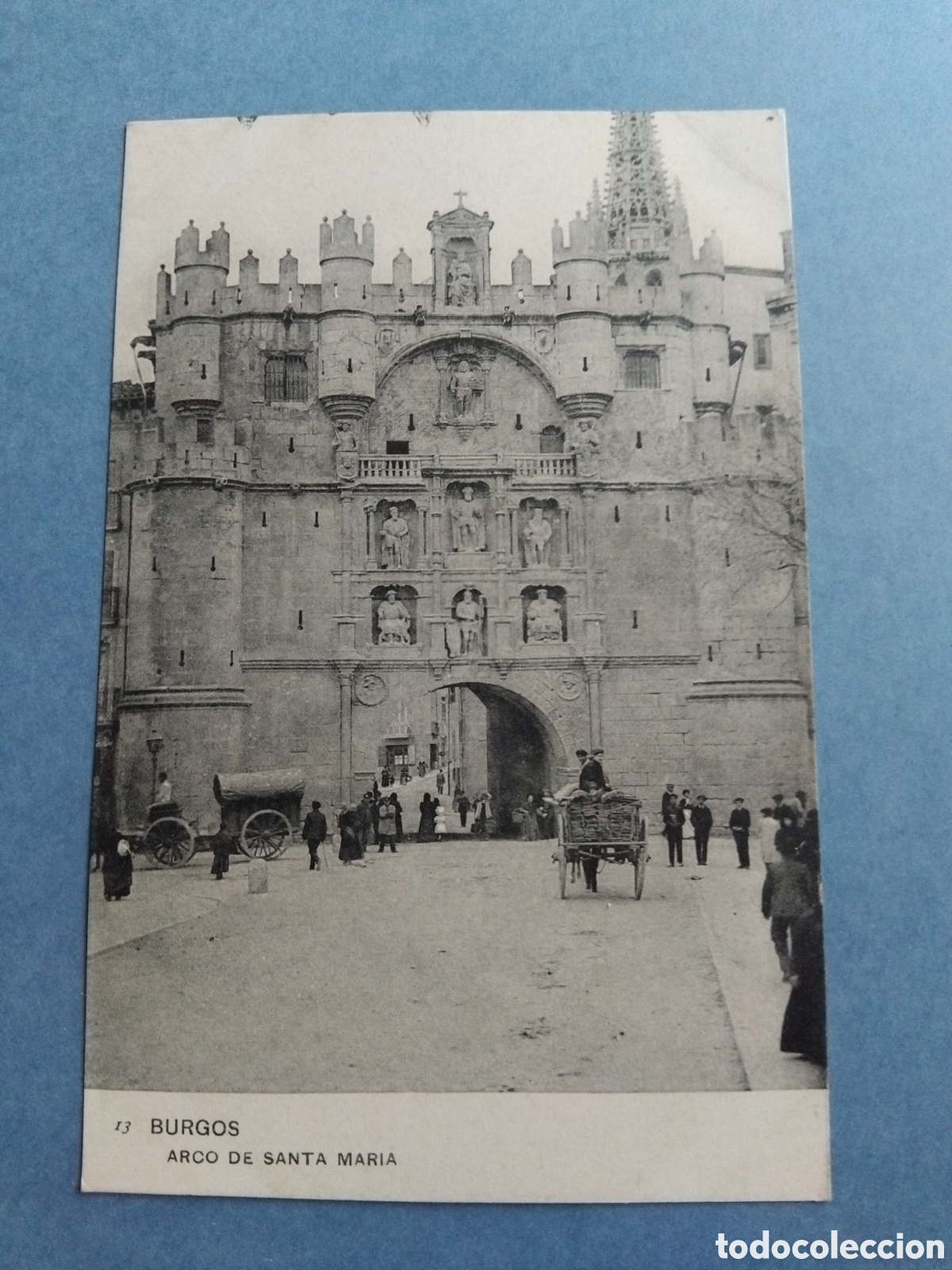 Postales: Postal Burgos. Arco de Santa Maria.