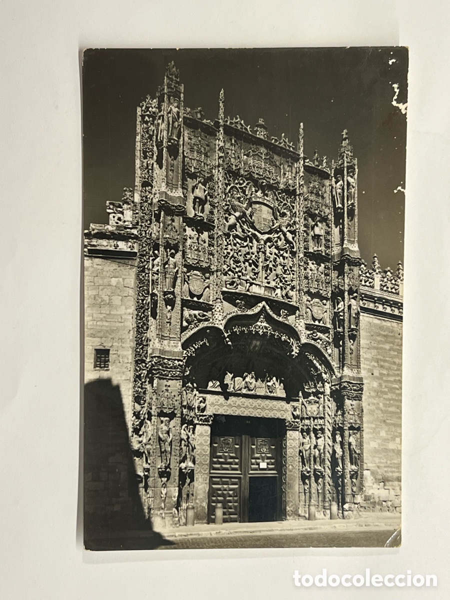 Postales: VALLADOLID. Postal No.22, Fachada de San Gregorio. Museo Nacional (a.1969) circulada
