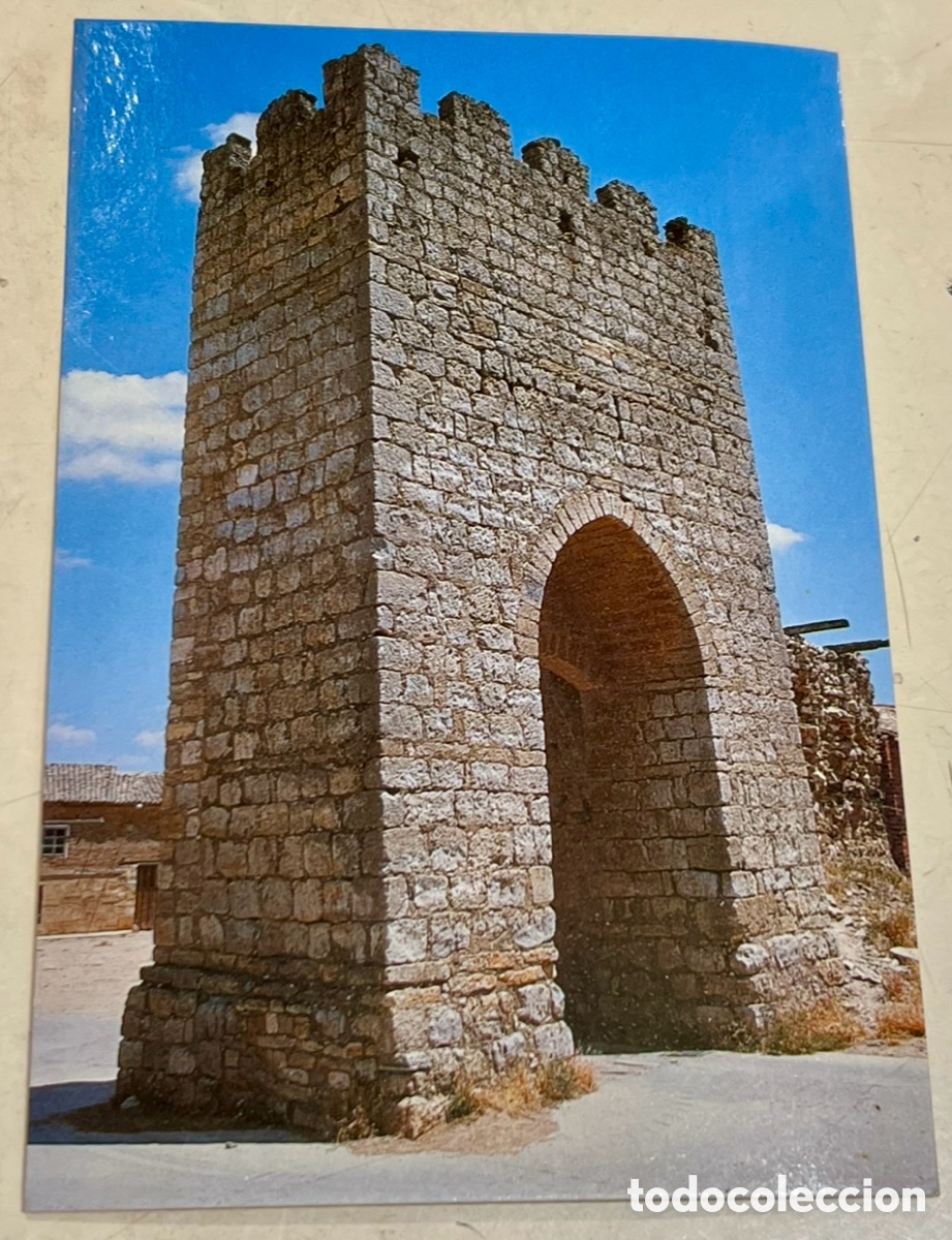 Postales: Postal. Arco de San Mart&iacute;n. Astudillo. Palencia. A&ntilde;os 80.