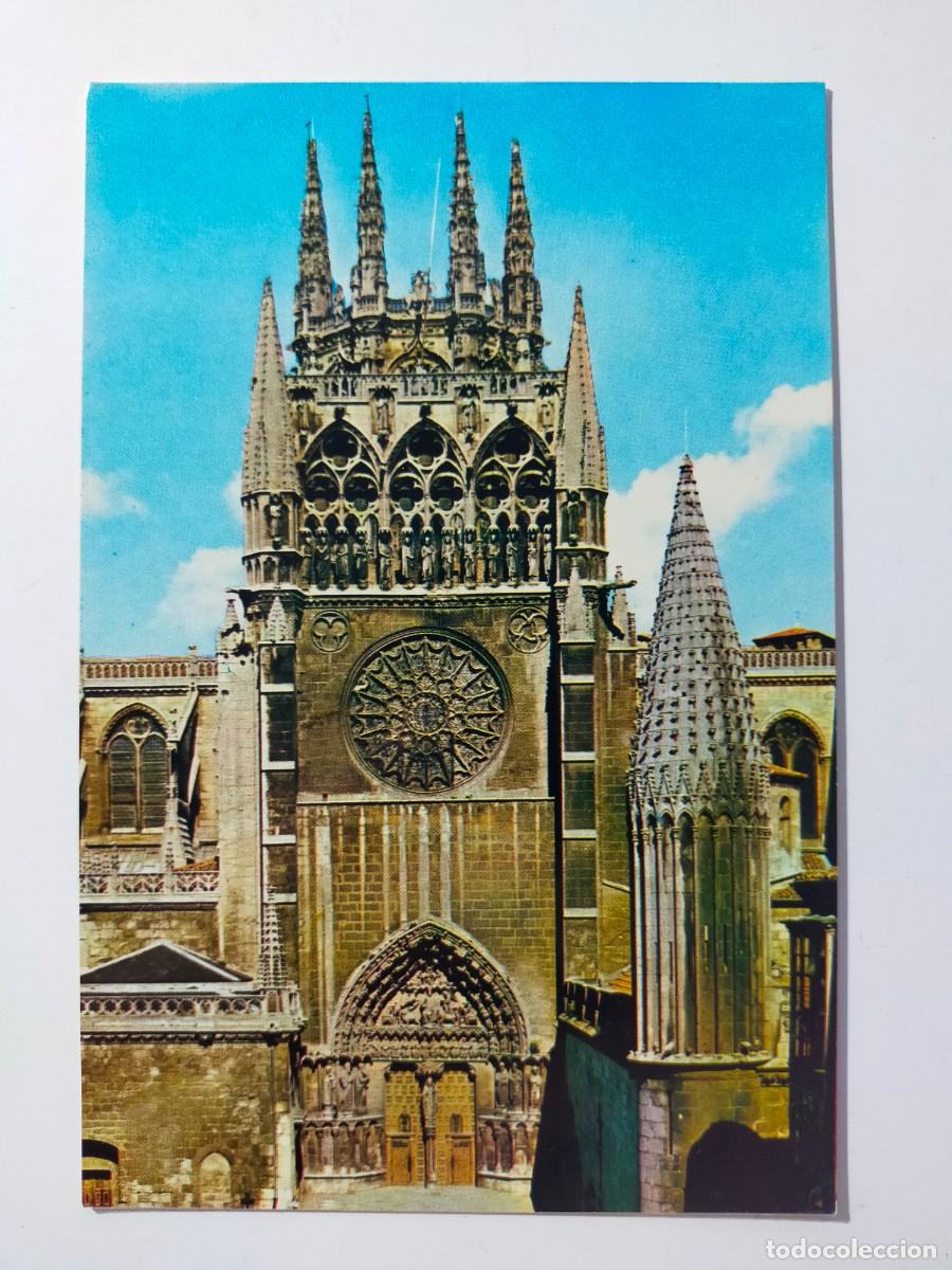 Postales: Postal BURGOS: Catedral. Fachada del Sarmental - Heliot&iacute;pia Art&iacute;stica Espa&ntilde;ola.