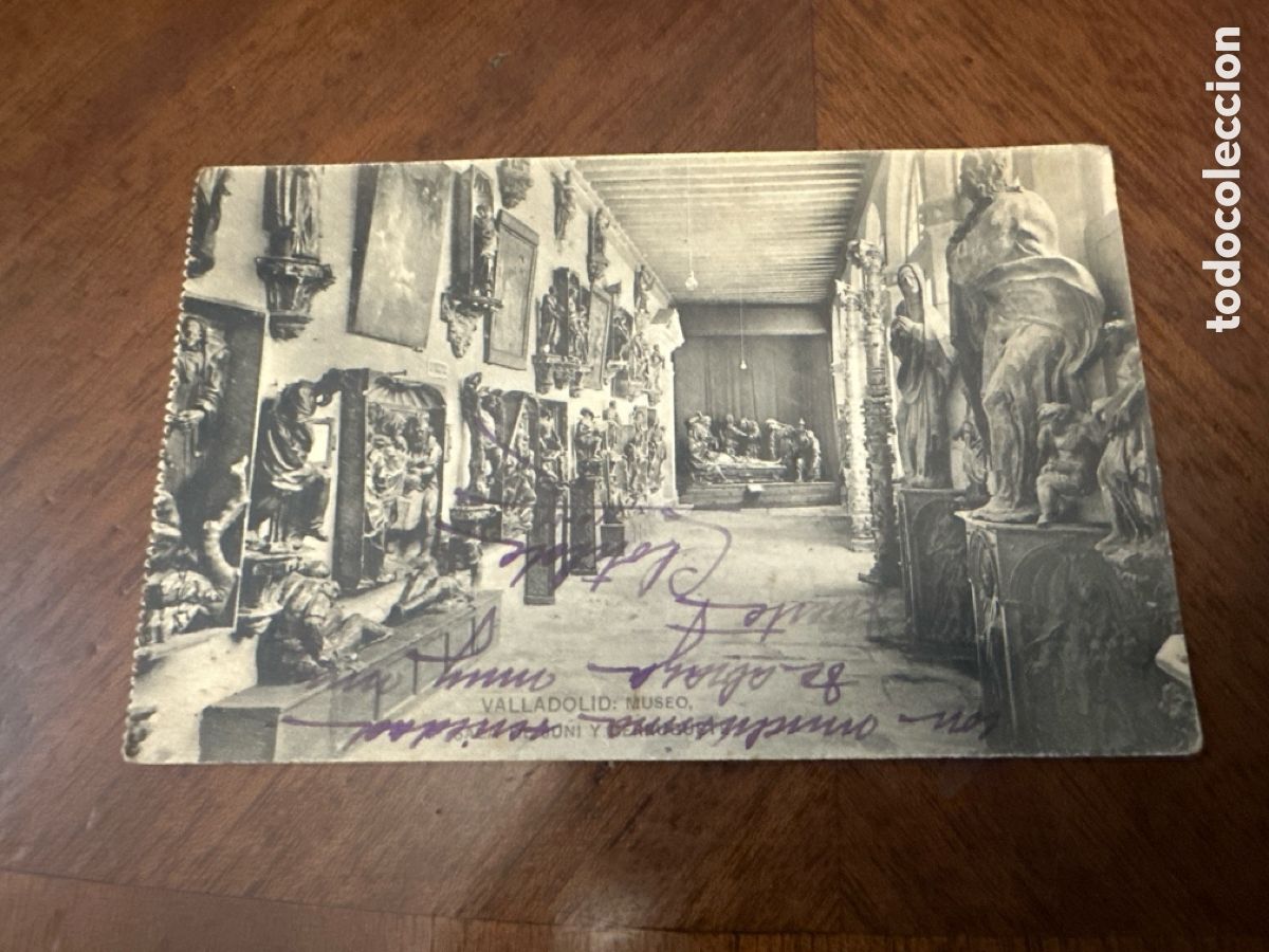 Postales: POSTAL VALLADOLID MUSEO SALA DE JUNI Y BERRUGUETE. CIRCULADA
