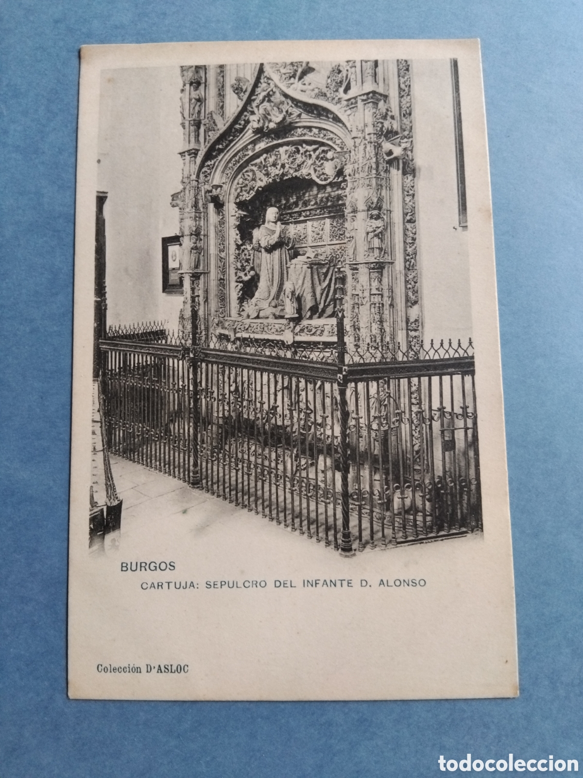 Postales: Postal Burgos. Cartuja sepulcro infante don Alonso