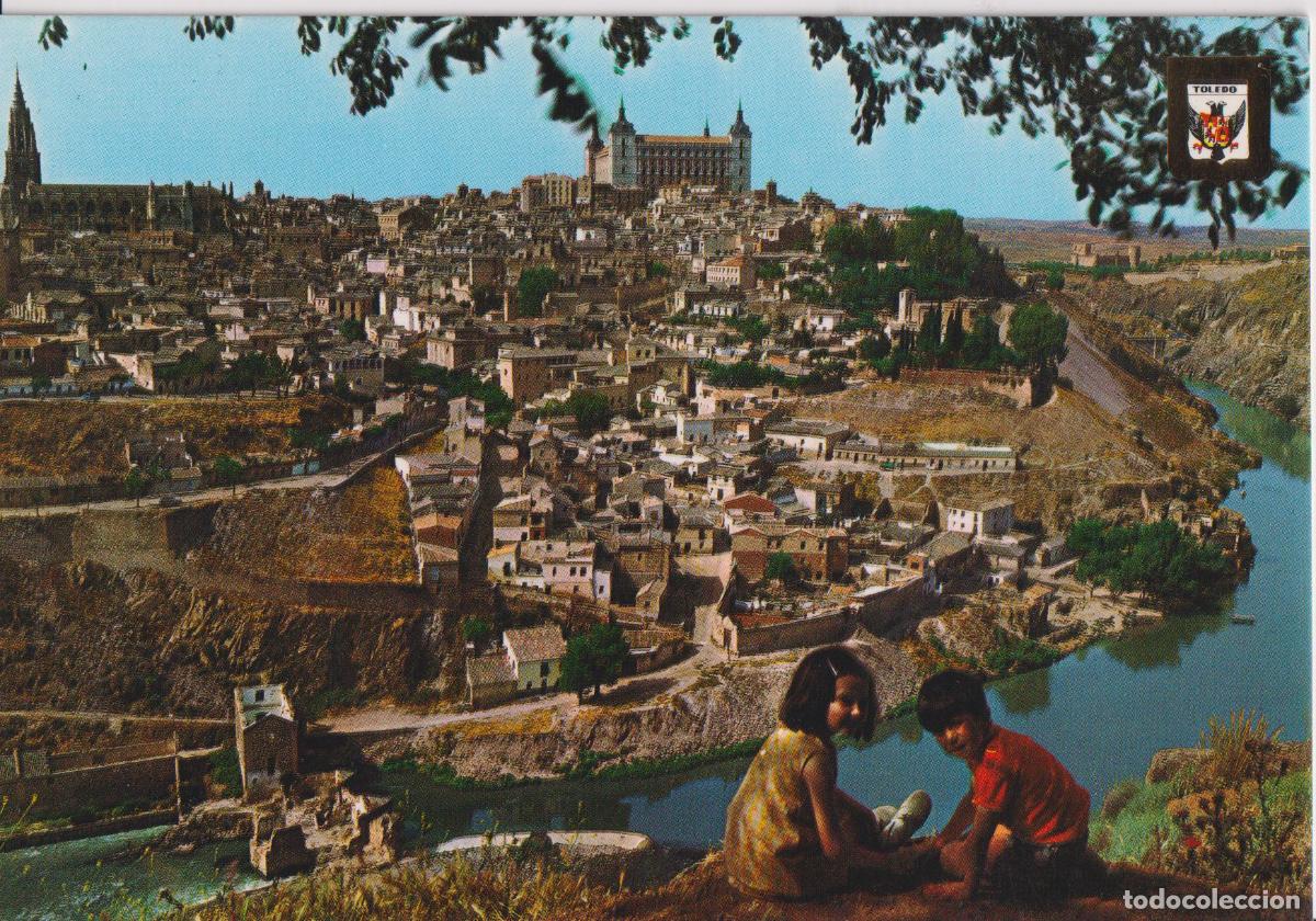 Postales: TOLEDO, VISTA PARCIAL Y RIO TAJO - ESCUDO DE ORO N&ordm;18 - S/C