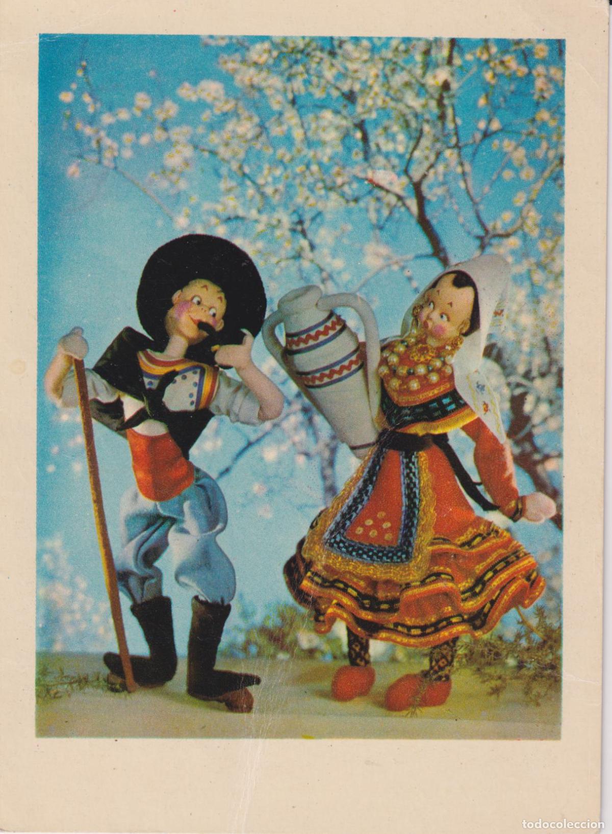 Postales: TOLEDO, TRAJES T&Iacute;PICO REGIONAL, MU&Ntilde;ECOS ORIGINALES DE NISTIS - ESCRITA