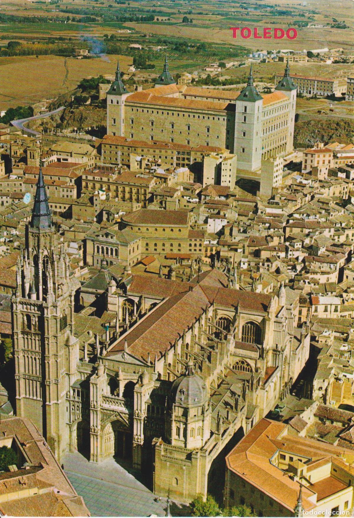 Postales: TOLEDO, VISTA A&Eacute;REA - EDICIONES PARIS N&ordm;701 - S/C