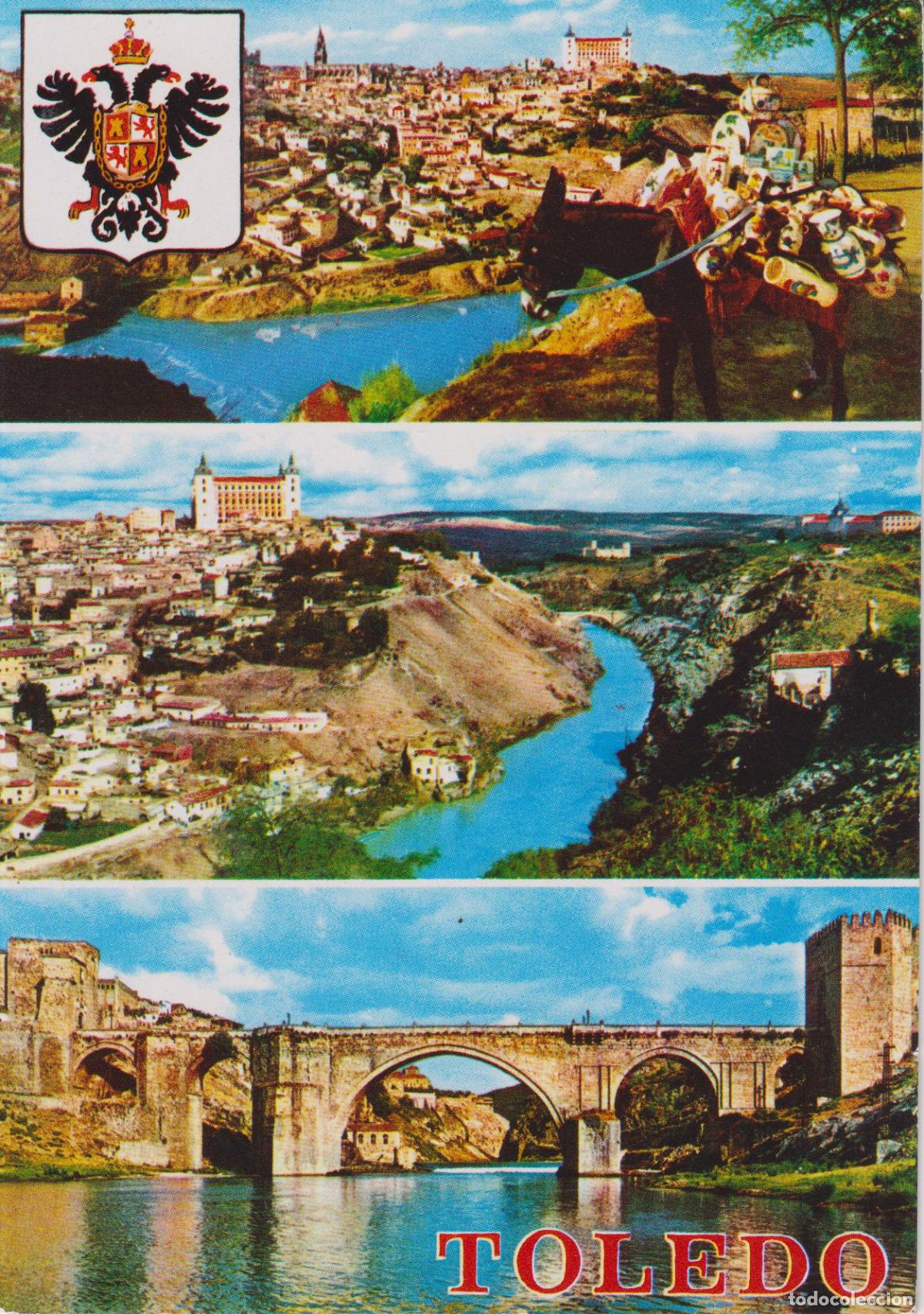 Postales: TOLEDO, VISTA GENERAL, VISTA PARCIAL, PUENTE DE SAN MARTIN - L.ARRIBAS N&ordm;80 - S/C