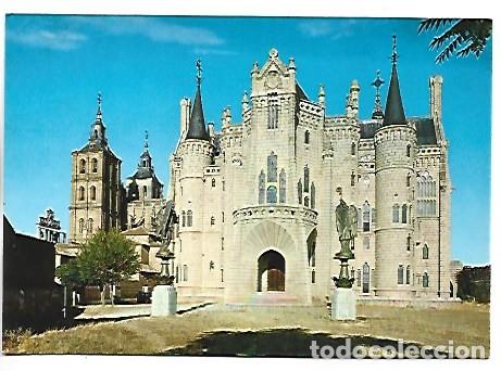 Postales: PALACIO EPISCOPAL Y TORRE DE LA CATEDRAL.- ASTORGA / LEON