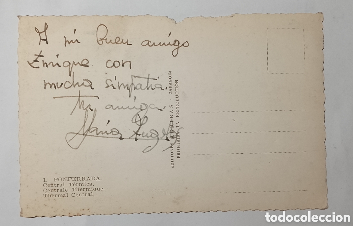 Postales: Postal Ponferrada Central t&eacute;rmica - Foto 2