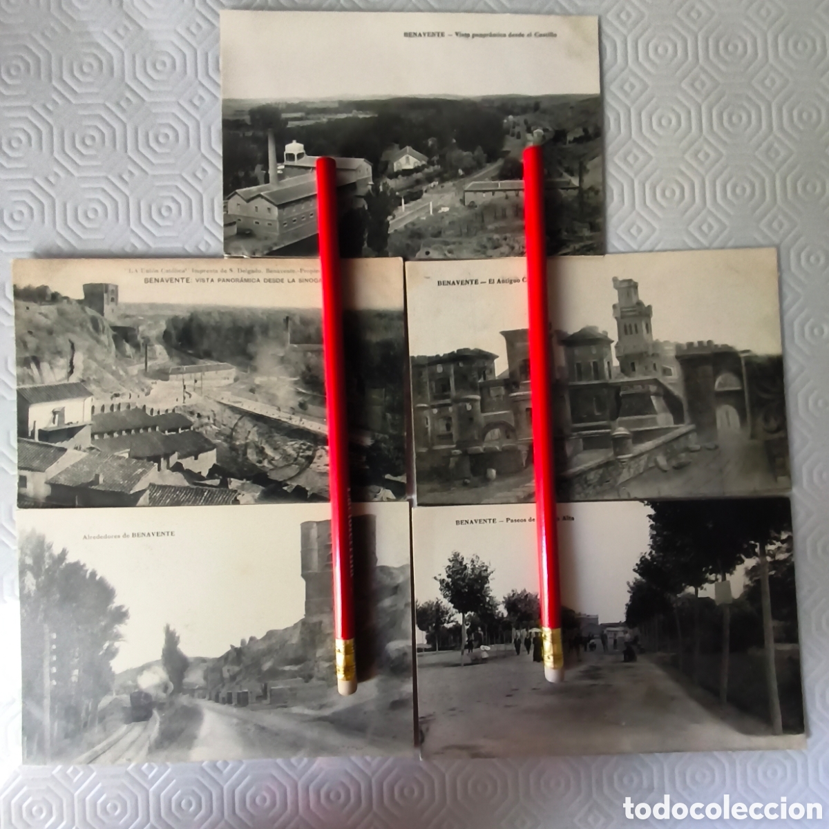 Postales: Lote de 5 postales de Benavente ( Zamora )