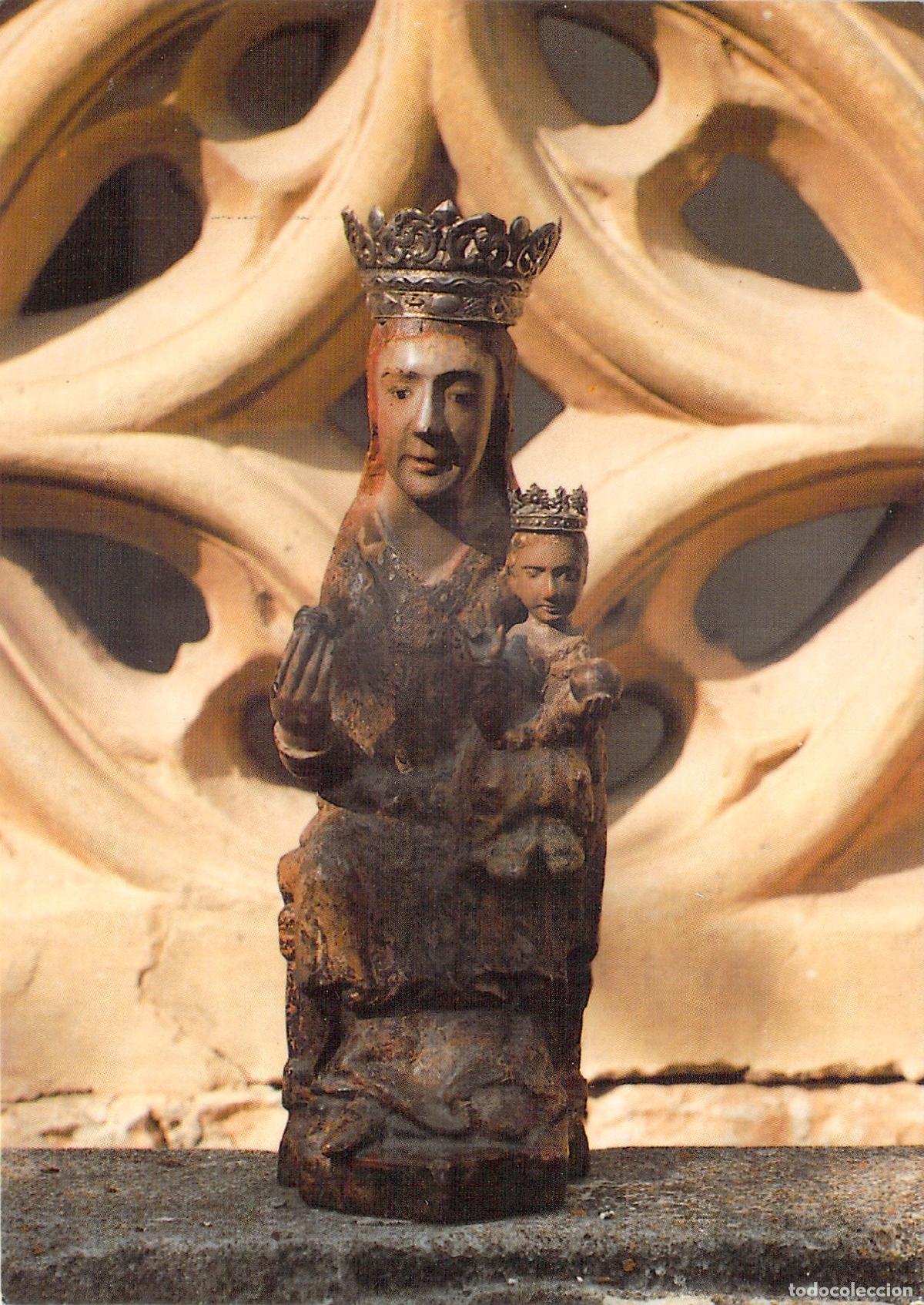 Postales: Postal de Segovia Monasterio del Parral Escultura Santa Maria del Parral
