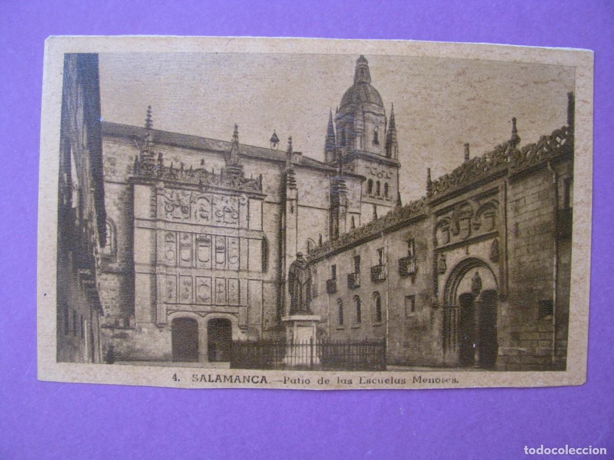 Postales: ANTIGUA POSTAL DE SALAMANCA. PATIO DE LAS ESCUELAS MENORES. HELIOTIPIA ARTISTICA ESPA&Ntilde;OLA