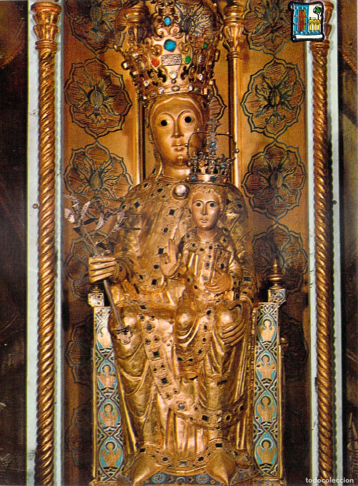Postales: Postal de la Virgen de la Vega en la Catedral Vieja de Salamanca