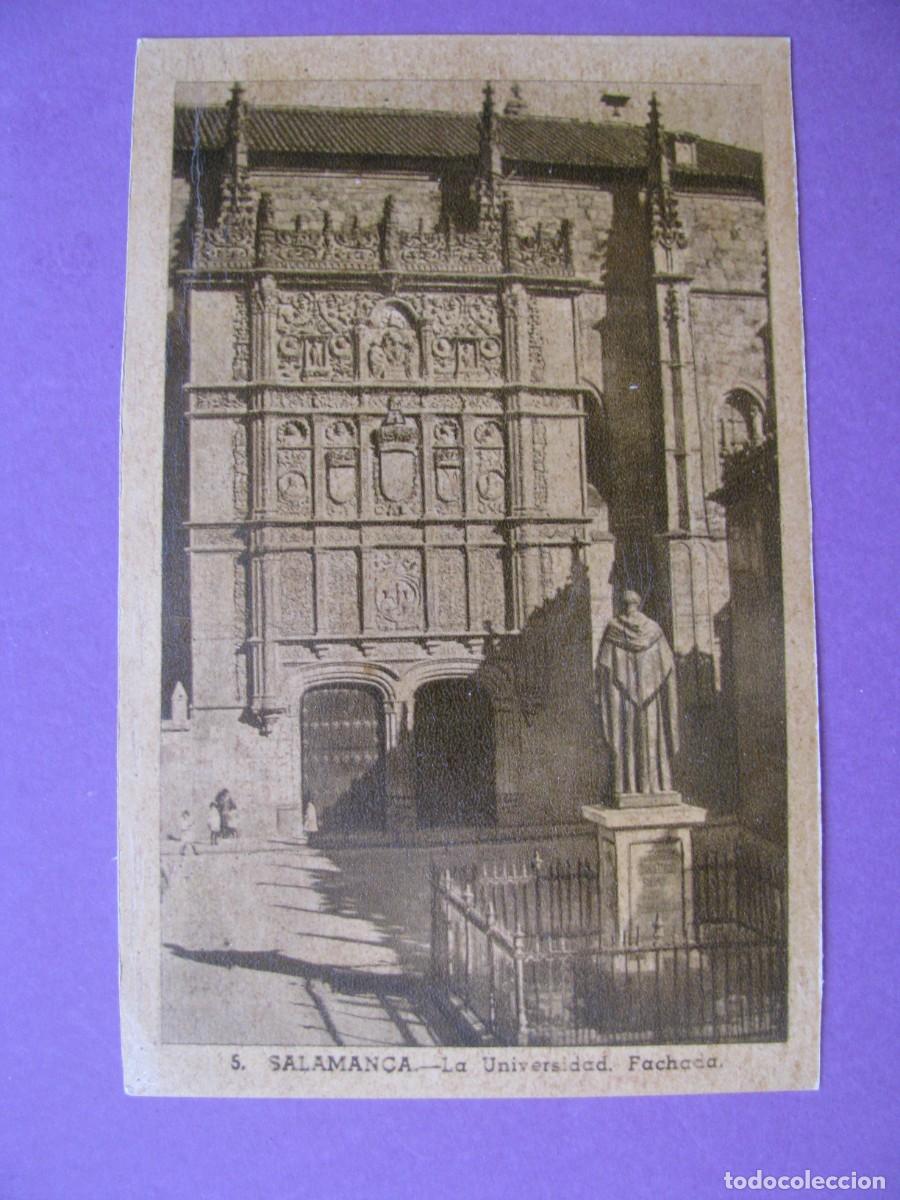 Postales: ANTIGUA POSTAL DE SALAMANCA. LA UNIVERSIDAD. FACHADA. HELIOTIPIA ARTISTICA ESPA&Ntilde;OLA