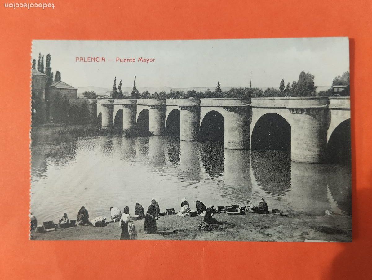Postales: PALENCIA PUENTE MAYOR.