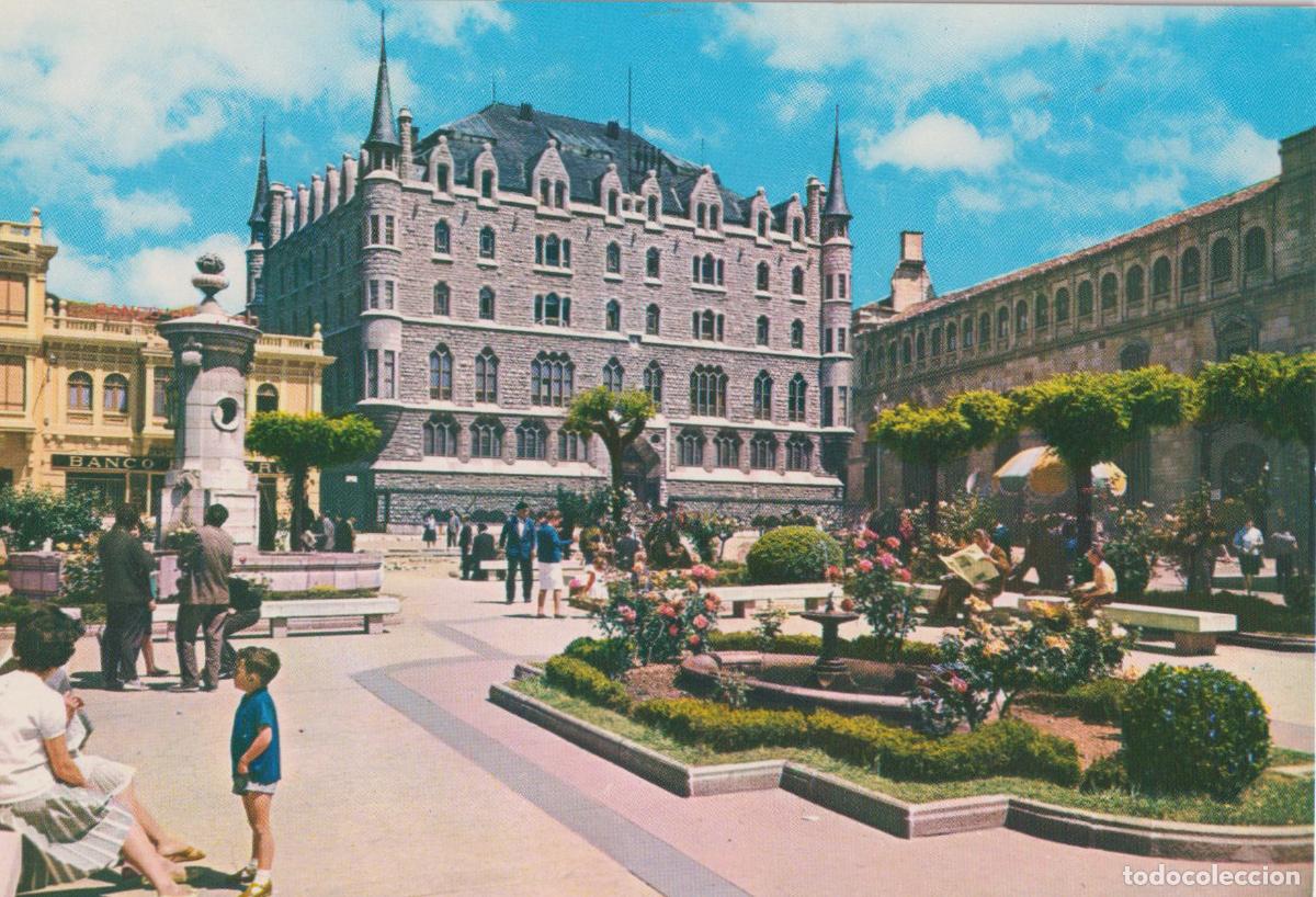 Postales: LE&Oacute;N, EDIFICIO DE LA CAJA DE AHORROS Y MONTE DE PIEDAD - GARCIA GARRABELLA N&ordm;18 - S/C