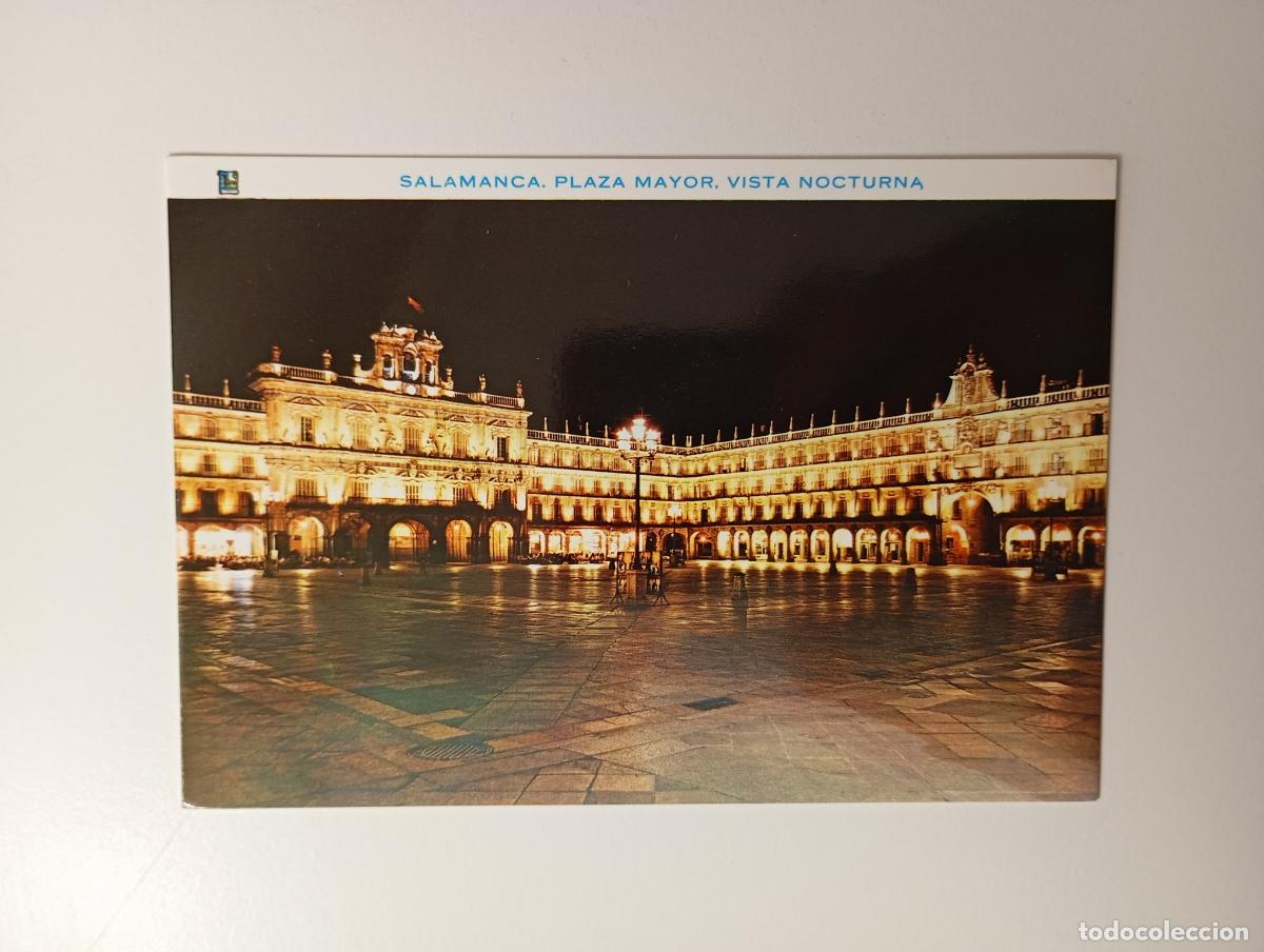 Postales: POSTAL DE SALAMANCA. PLAZA MAYOR NOCTURNA. TDKP30M
