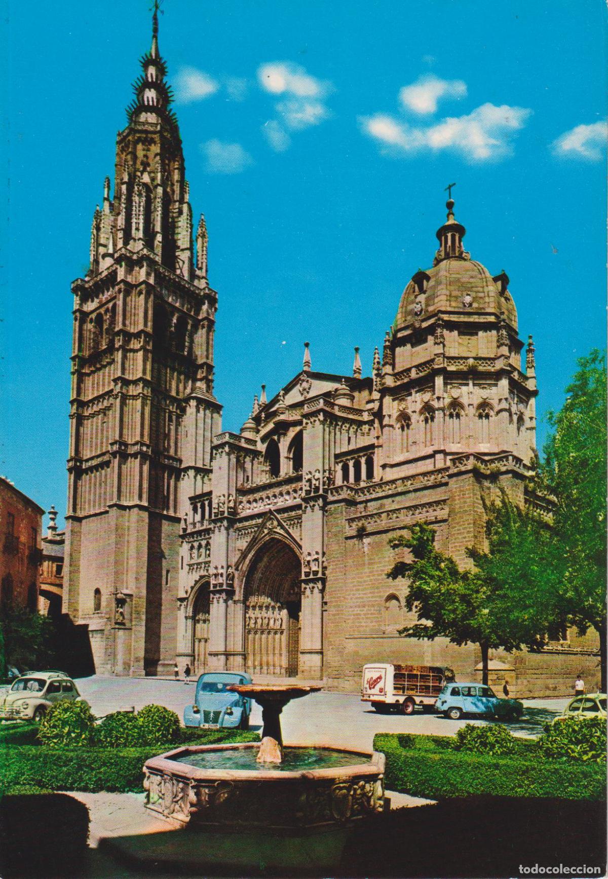 Postales: TOLEDO, CATEDRAL, FACHADA PRINCIPAL - L.ARRIBAS N&ordm;1261 - S/C