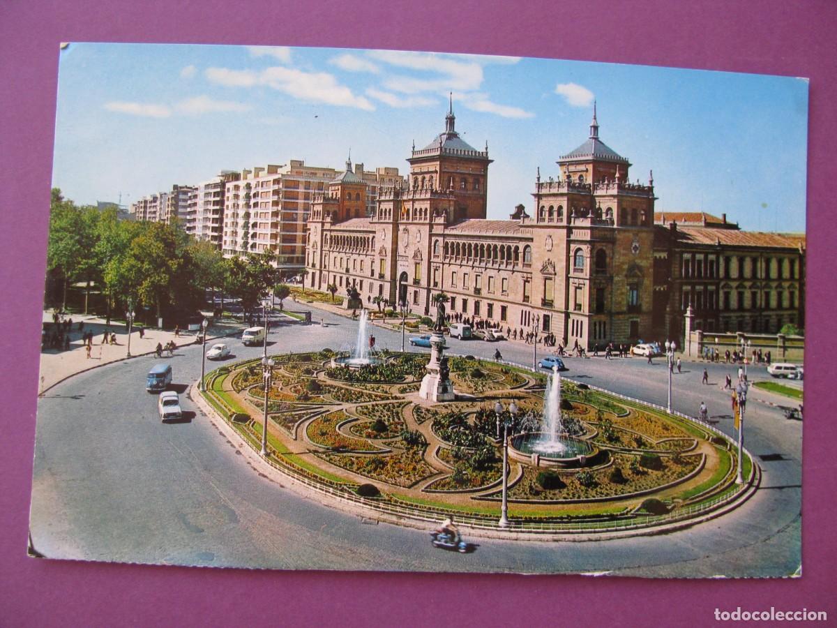 Postales: POSTAL DE VALLADOLID. PLAZA DE ZORRILLA. ACADEMIA DE CABALLERIA. FARDI.