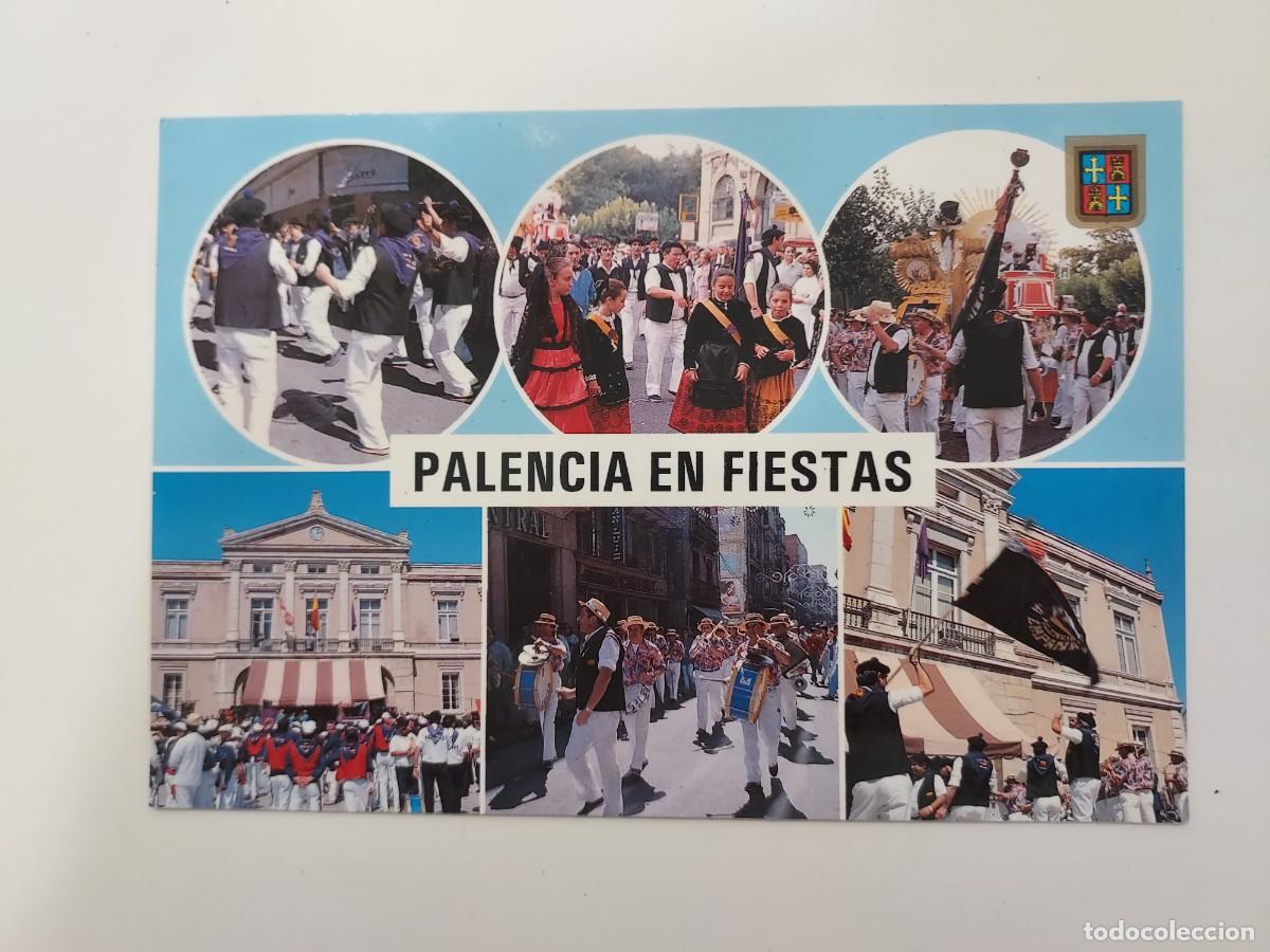 Postales: POSTAL PALENCIA EN FIESTAS. 1987. CIRCULADA. ESCUDO DE ORO