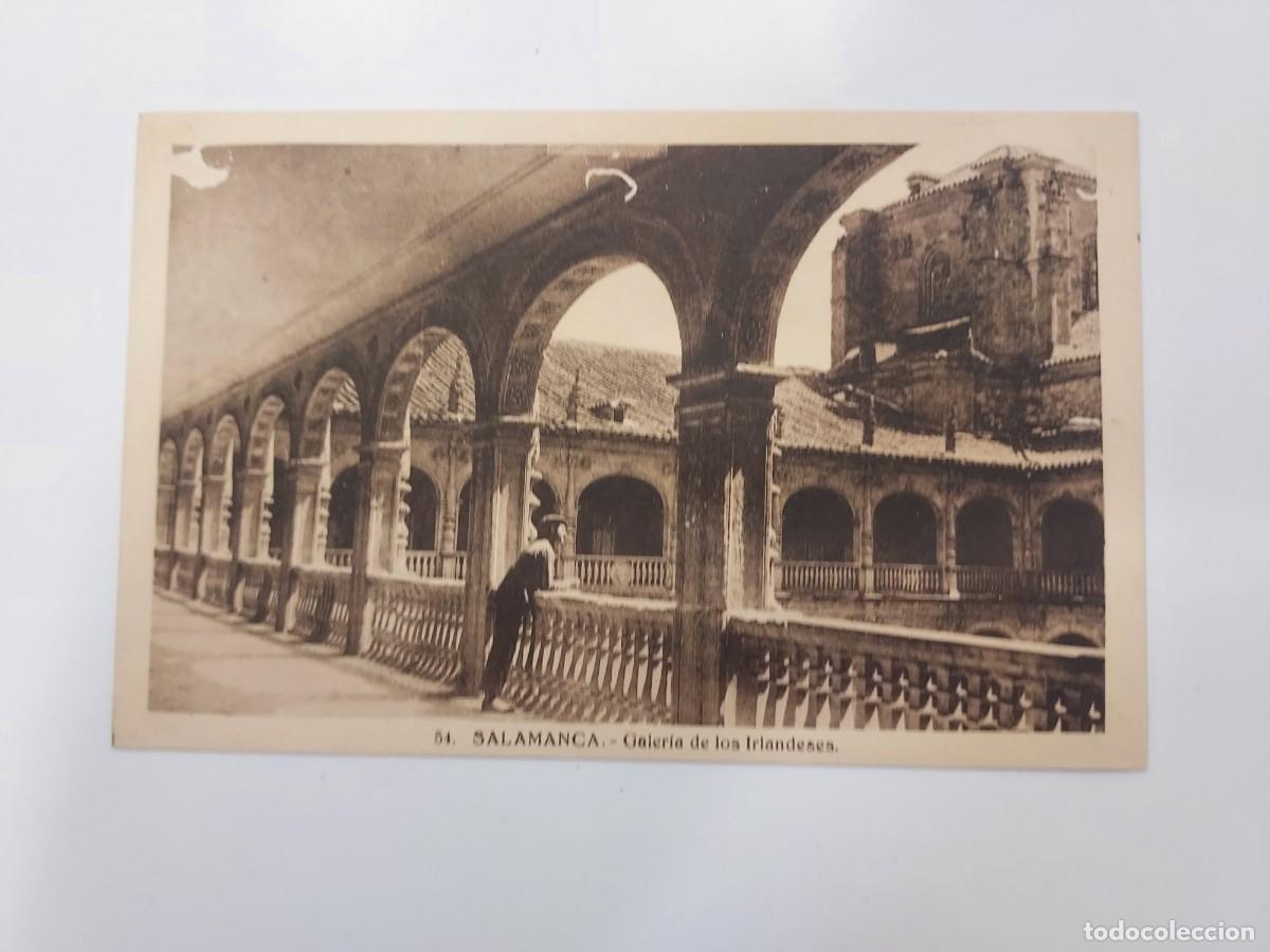 Postales: POSTAL SALAMANCA GALERIA DE LOS IRLANDESES. SIN CIRCULAR. Antigua. Animada