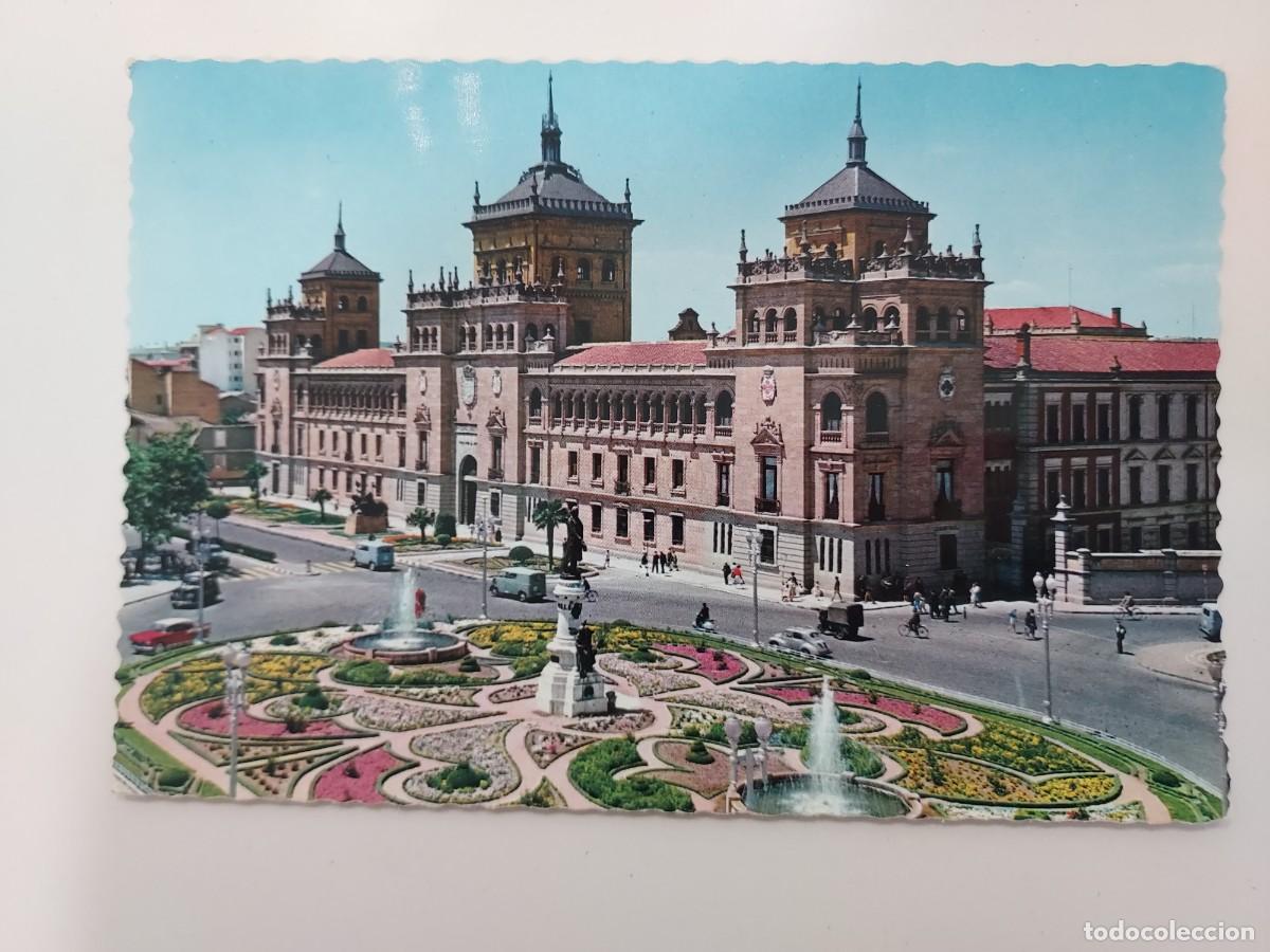 Postales: POSTAL VALLADOLID PLAZA ZORRILLA ACADEMIA CABALLERIA. 1962. SIN CIRCULAR. GARRABELLA