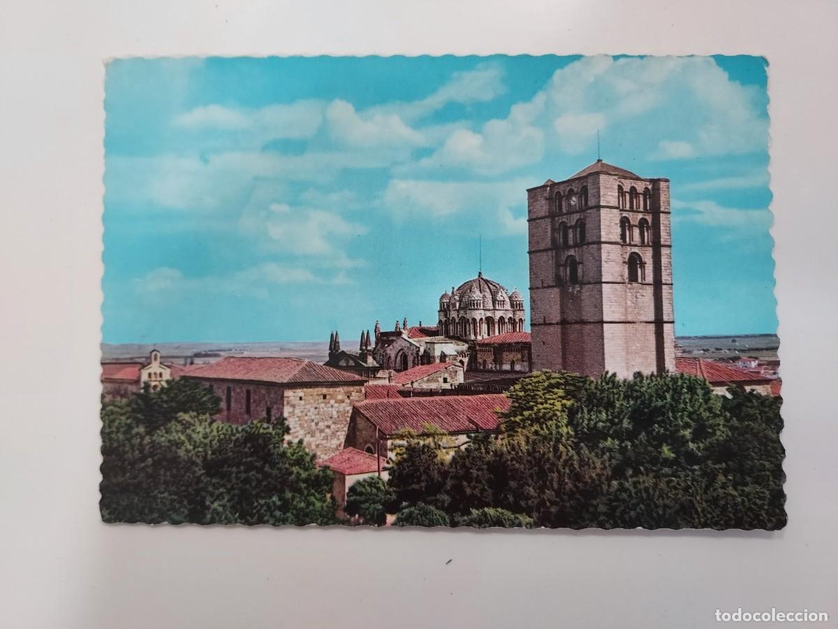 Postales: POSTAL ZAMORA VISTA CATEDRAL DESDE EL CASTILLO. 1962. ESCRITA. GARRABELLA