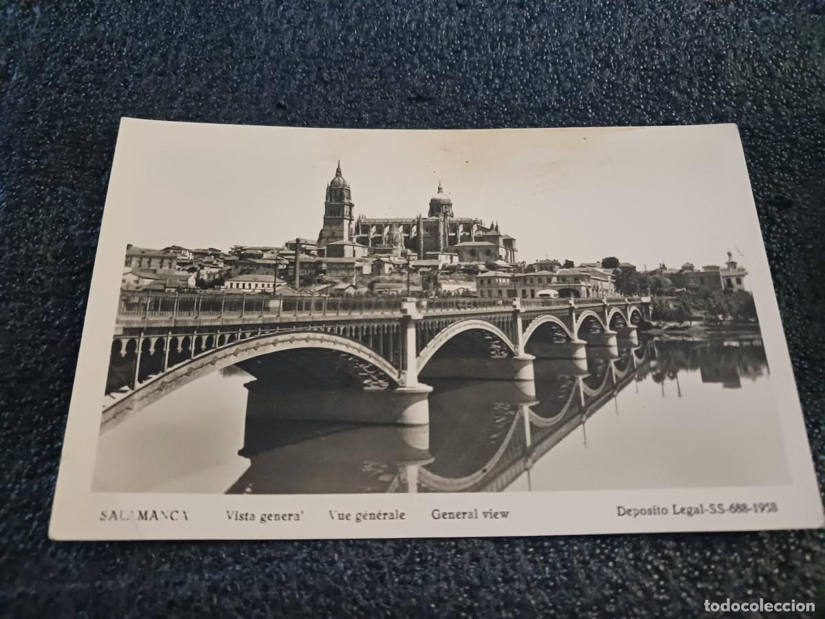 Postales: salamanca vista general 1958, ed. manipel, escrita