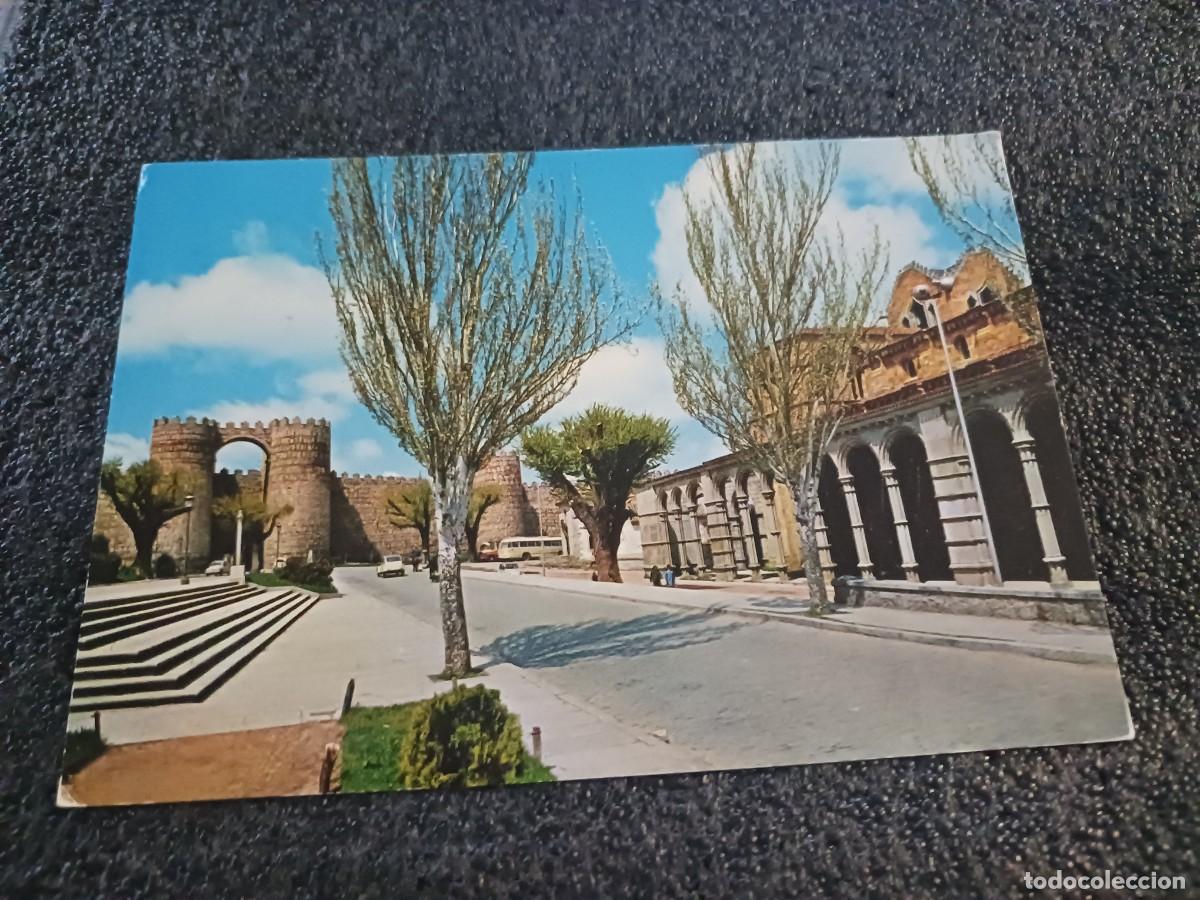 Postales: 4753 &Aacute;VILA, BAS&Iacute;LICA Y PUERTA DE SAN VICENTE, ED. BEASCOA, circulada