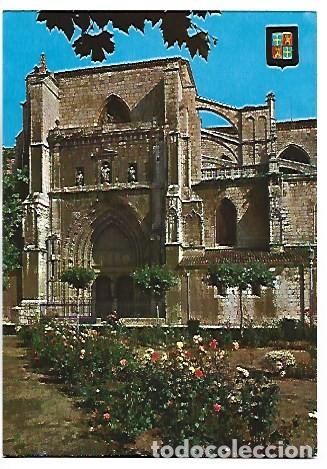 Postales: PLAZA DE CERVANTES Y CATEDRAL.- PALENCIA