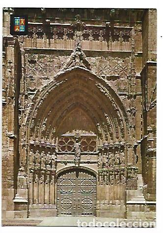 Postales: PORTADA CATEDRAL. PUERTA DE LOS REYES.- PALENCIA