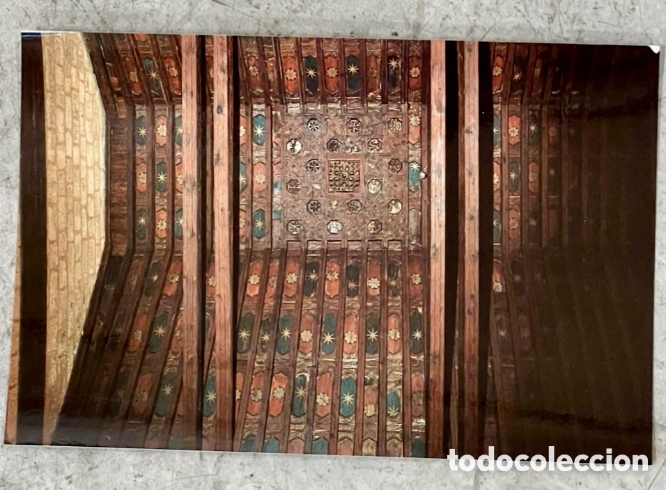 Postales: Postal. Artesonado Mudejar. Convento de Santa Clara. Astudillo. Palencia. A&ntilde;os 80.