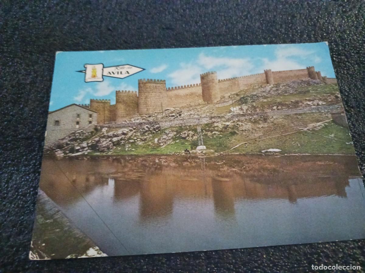 Postales: 4003 AVILA .- RIO ADAJA Y MURALLAS .- ED. PERGAMINO