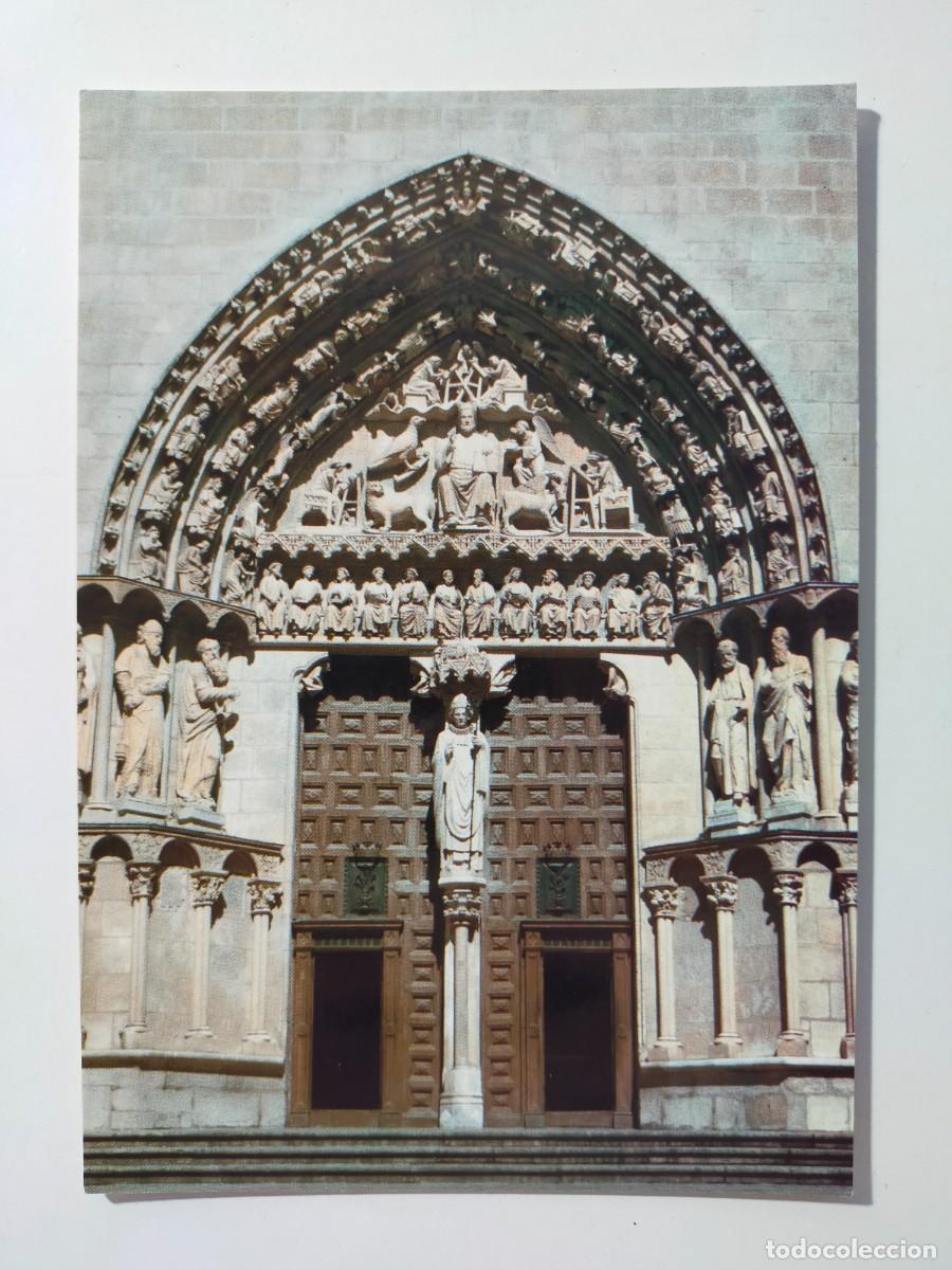 Postales: Postal BURGOS: Catedral. Puerta de Sarmental - Artecolor Impresores.