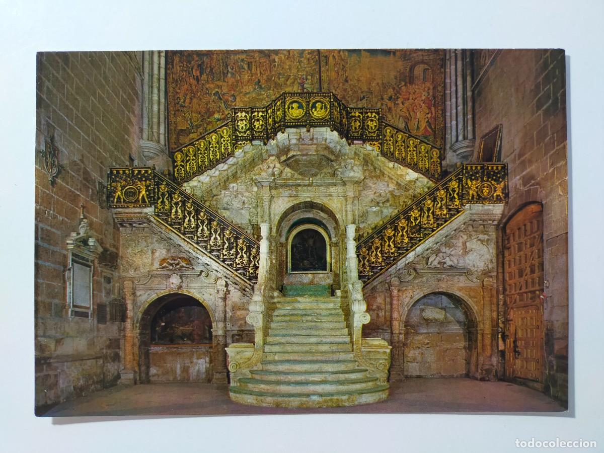 Postales: Postal BURGOS: Catedral. Escalera Dorada. Diego de Silo&eacute; - Edic. Beascoa