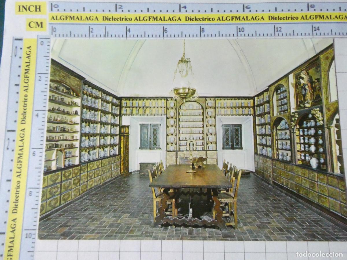 Postales: POSTAL DE BURGOS. A&Ntilde;O 1977. ABAD&Iacute;A DE SANTO DOMINGO DE SILOS BOTICA. SICILIA . 4759