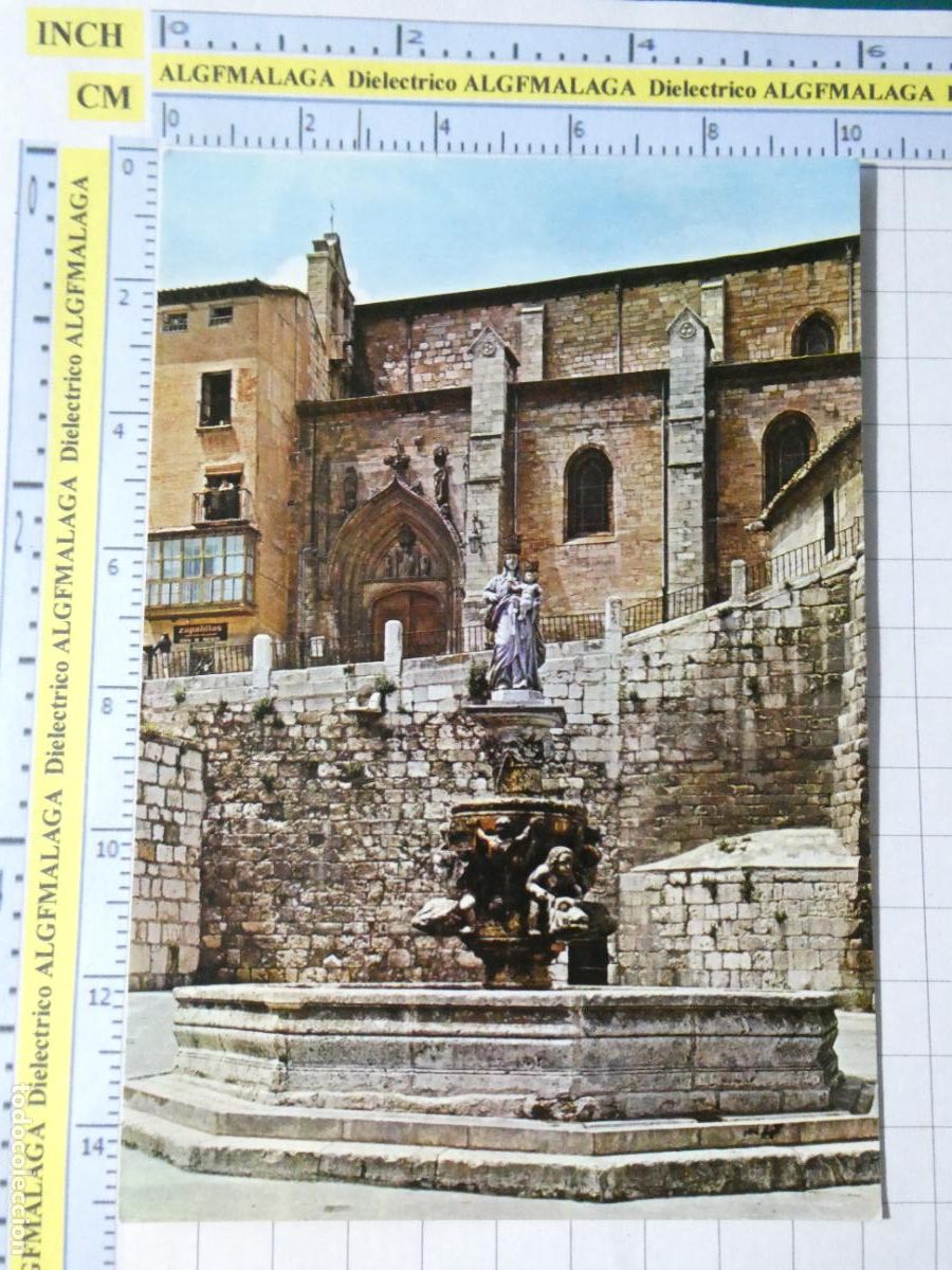 Postales: POSTAL DE BURGOS. A&Ntilde;O 1967. PLAZA DE SANTA MAR&Iacute;A 24 ESPERON . 4760