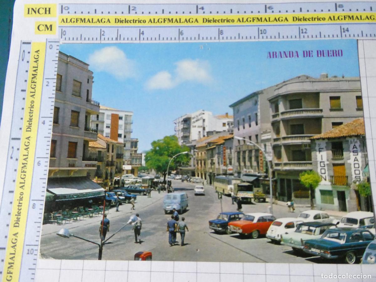 Postales: POSTAL DE BURGOS. A&Ntilde;O 1970 ARANDA DE DUERO PLAZA DE LA VIRGENCILLA COCHES. 659 PARIS. 4765