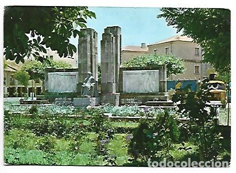Postales: PLAZA DE PRIMO DE RIBERA Y MONUMENTO A D. DIEGO ARIAS.- ARANDA DE DUERO / BURGOS