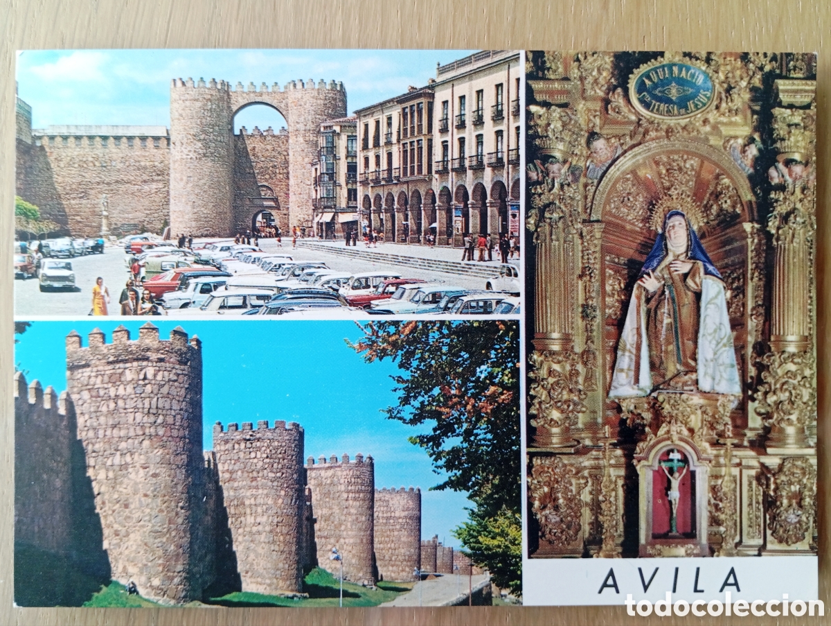 Postales: POSTAL &Aacute;VILA DETALLES DE LA CIUDAD GARC&Iacute;A GARRABELLA 53 A&Ntilde;O 1965