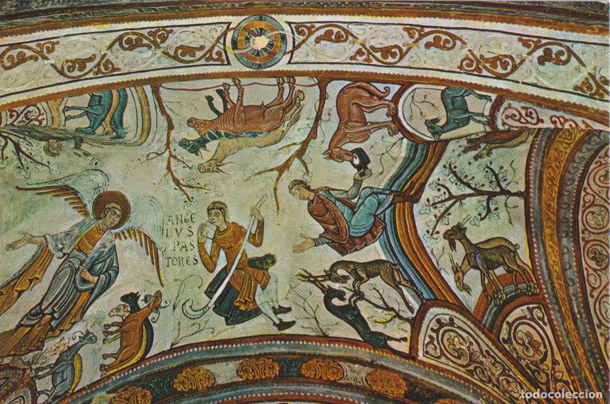 Postales: LE&Oacute;N, SAN ISIDORO, PANTEON DE REYES (S.XII) ANUNCIO A LOS PASTORES - EDICION COLEGIATA - S/C