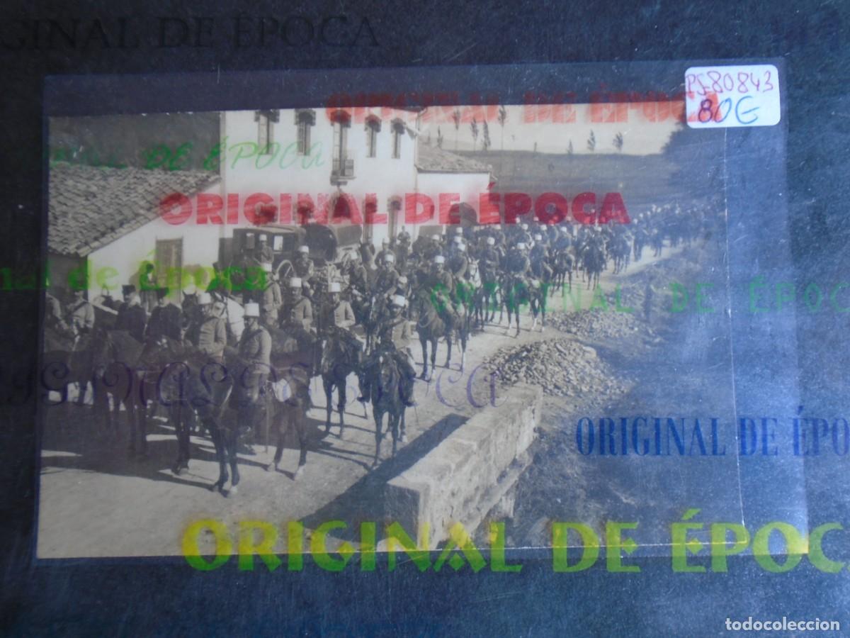 Postales: (PS-80843)POSTAL FOTOGRAFICA DE MUCIENTES(VALLADOLID)-TROPAS DE CABALLERIA