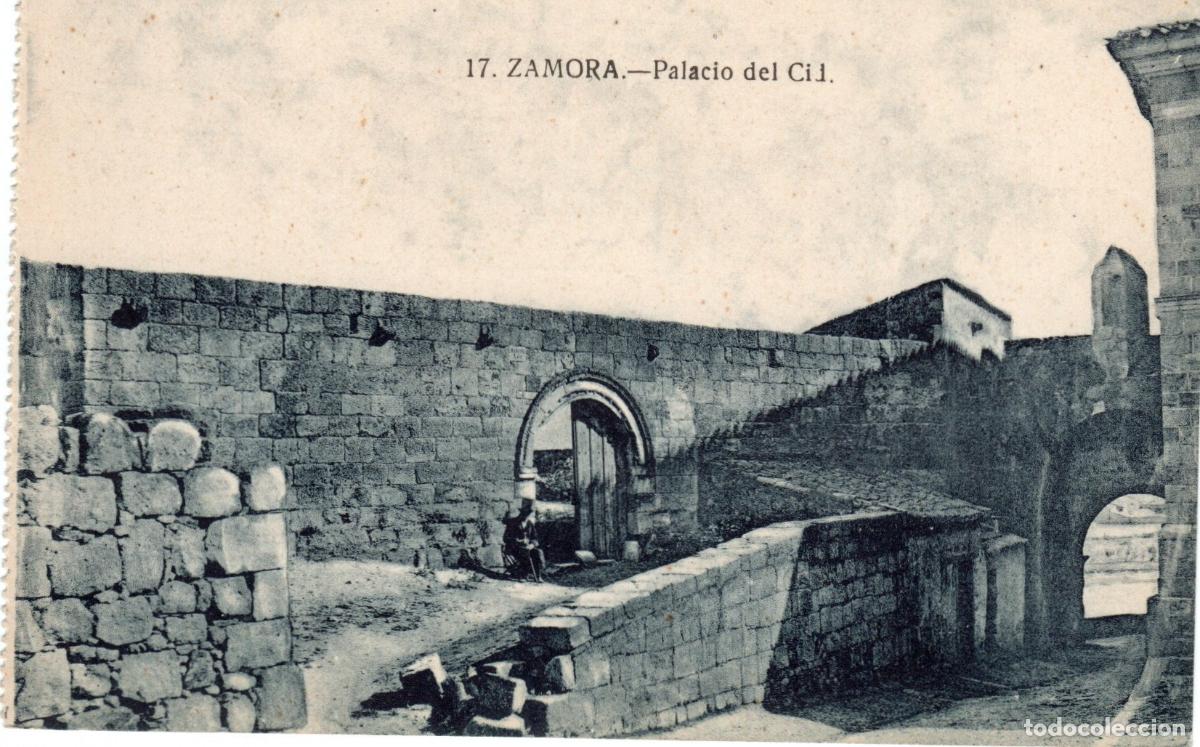 Postcards: BONITA POSTAL - ZAMORA - PALACIO DEL CID - COLECCION S. GARCIA VILAPLANA