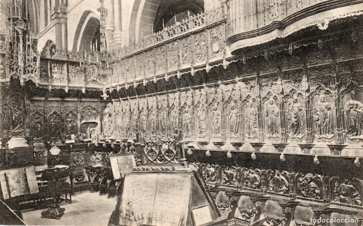Cartoline: BONITA POSTAL - ZAMORA - CORO DEL SIGLO XV EN LA CATEDRAL - COLECCION S. GARCIA VILAPLANA